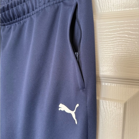Puma Women’s Navy Soccer Drycell Sweatpants Warmups Joggers Size M - Picture 4 of 10
